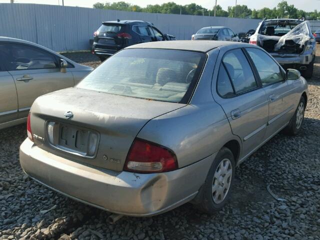 3N1CB51D82L692524 - 2002 NISSAN SENTRA XE TAN photo 4