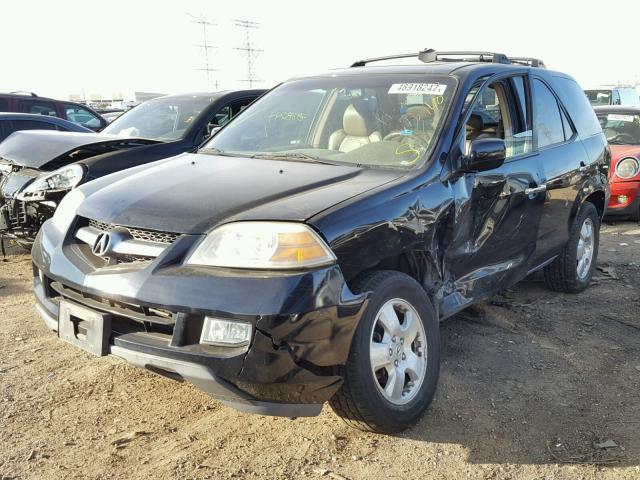 2HNYD18275H555558 - 2005 ACURA MDX BLACK photo 2