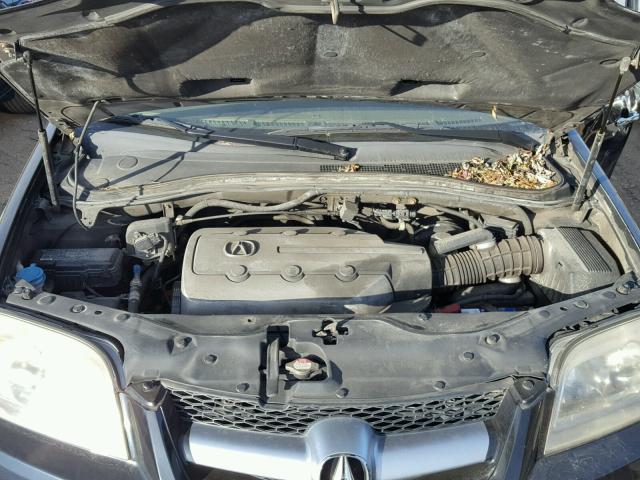 2HNYD18275H555558 - 2005 ACURA MDX BLACK photo 7