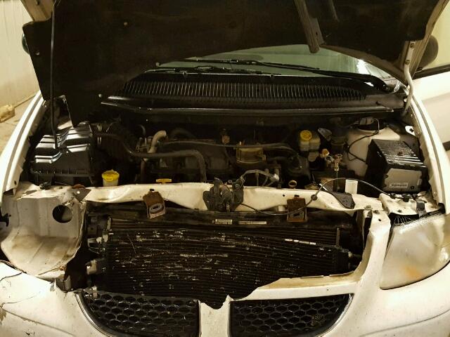 1D4GP24R16B621245 - 2006 DODGE GRAND CARA WHITE photo 7