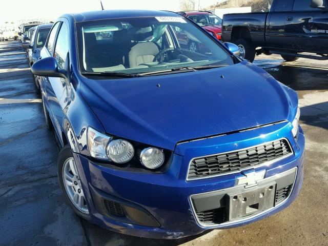 1G1JC5SH3C4212490 - 2012 CHEVROLET SONIC LT BLUE photo 1