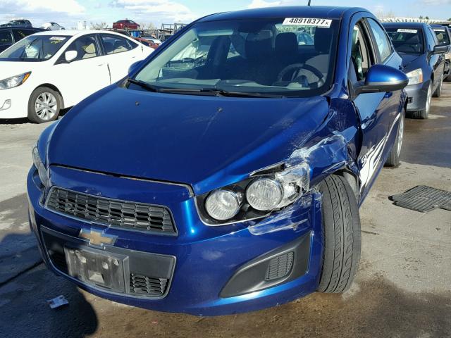 1G1JC5SH3C4212490 - 2012 CHEVROLET SONIC LT BLUE photo 2