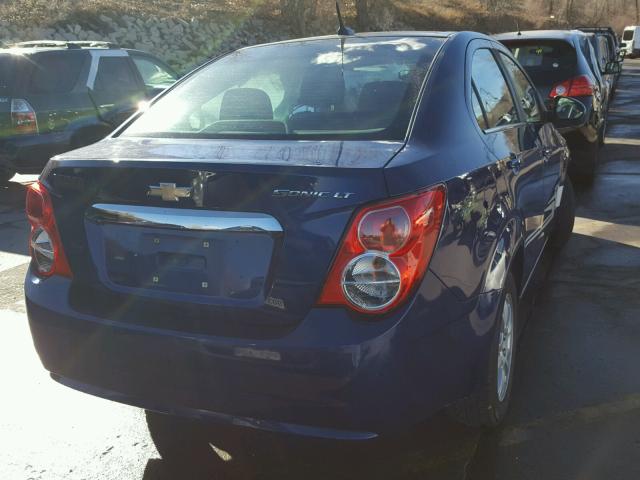 1G1JC5SH3C4212490 - 2012 CHEVROLET SONIC LT BLUE photo 4