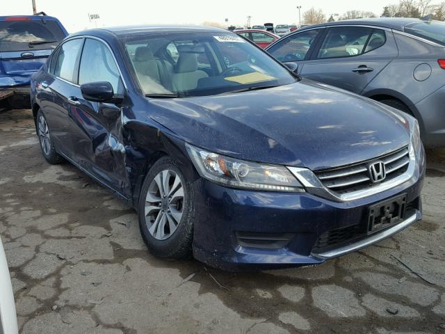 1HGCR2F32DA258456 - 2013 HONDA ACCORD LX BLUE photo 1