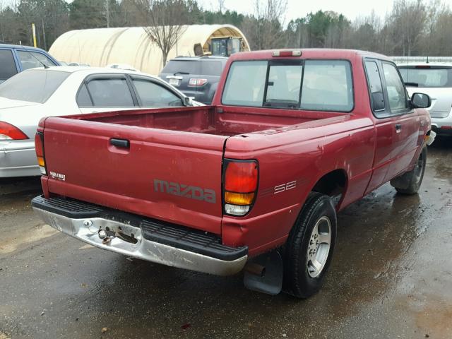 4F4CR16U1TTM11419 - 1996 MAZDA B3000 CAB MAROON photo 4