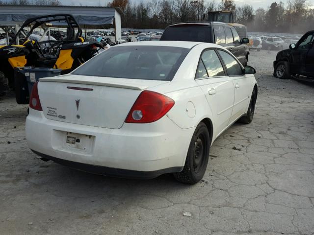 1G2ZF55B464208448 - 2006 PONTIAC G6 SE WHITE photo 4