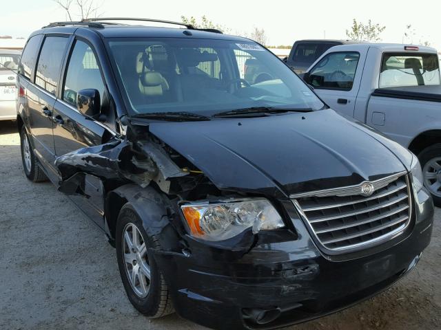 2A8HR54P68R657277 - 2008 CHRYSLER TOWN & COU BLACK photo 1