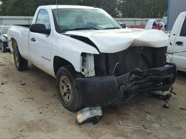 1GCEC14CX8E120748 - 2008 CHEVROLET SILVERADO WHITE photo 1