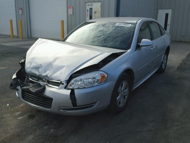 2G1WT57NX91290337 - 2009 CHEVROLET IMPALA 1LT SILVER photo 2