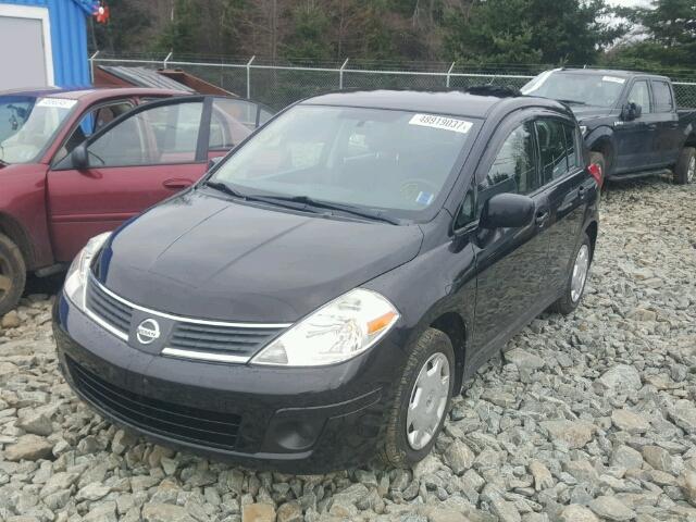 3N1BC13E29L467419 - 2009 NISSAN VERSA S BLACK photo 2