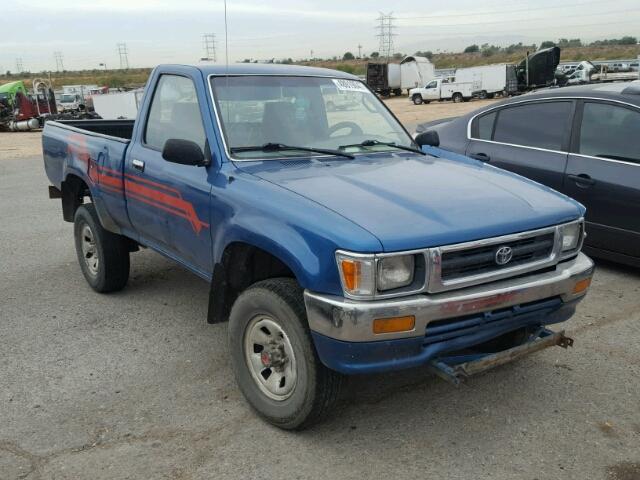 4TARN01PXPZ111158 - 1993 TOYOTA PICKUP 1/2 BLUE photo 1