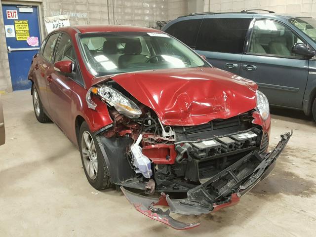 1FADP3K20DL209648 - 2013 FORD FOCUS SE RED photo 1