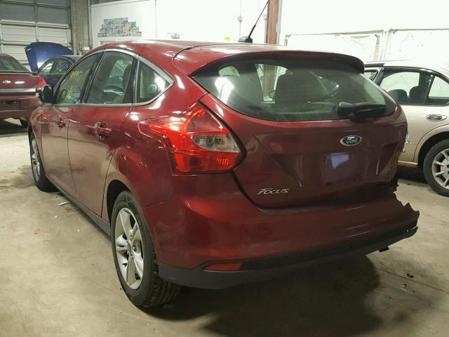 1FADP3K20DL209648 - 2013 FORD FOCUS SE RED photo 3