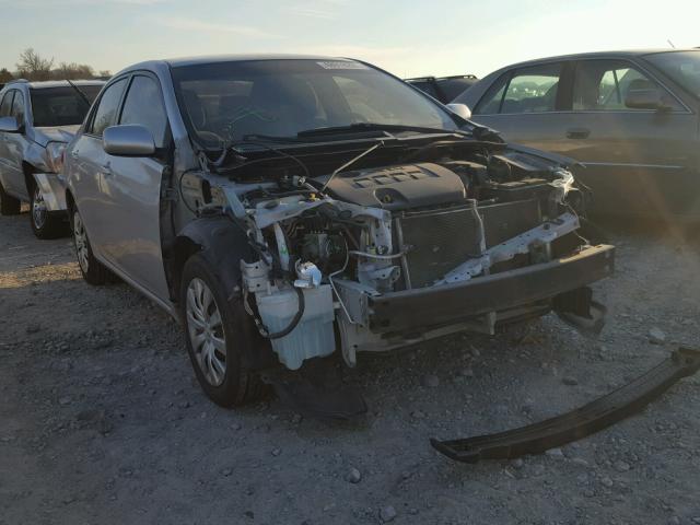 2T1BU4EE4CC854640 - 2012 TOYOTA COROLLA BA SILVER photo 1