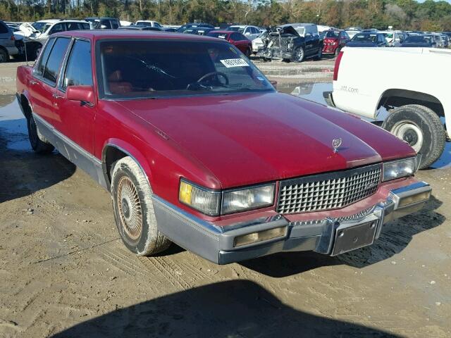 1G6CD5334L4372221 - 1990 CADILLAC DEVILLE RED photo 1