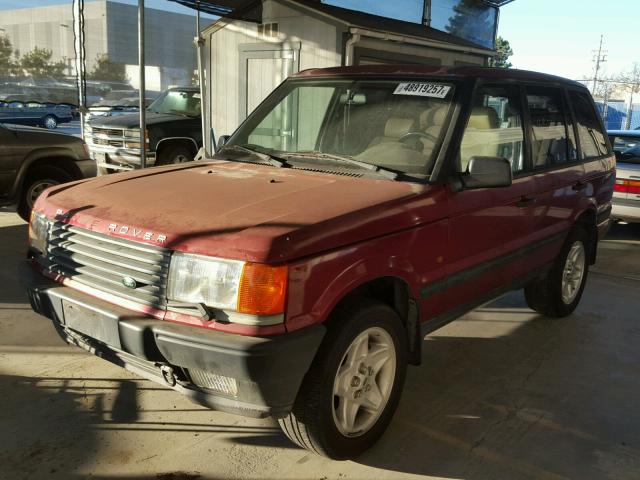 SALPV1446VA355185 - 1997 LAND ROVER RANGE ROVE RED photo 2