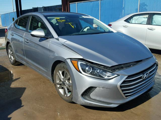 5NPD84LF6HH057495 - 2017 HYUNDAI ELANTRA SE SILVER photo 1