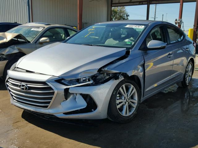 5NPD84LF6HH057495 - 2017 HYUNDAI ELANTRA SE SILVER photo 2