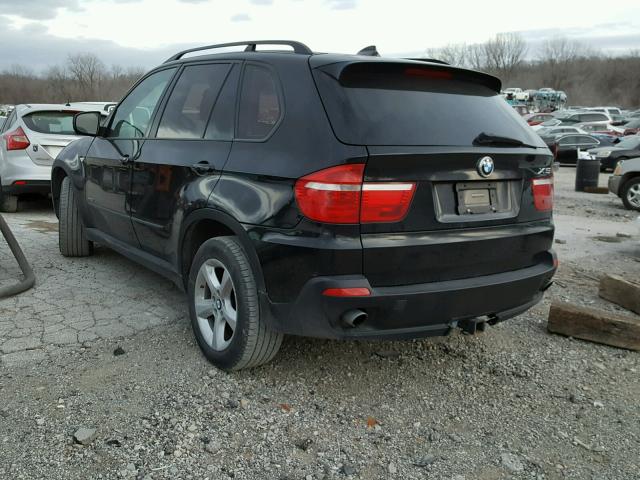 5UXFE43579L268399 - 2009 BMW X5 XDRIVE3 Schwarz Foto 3