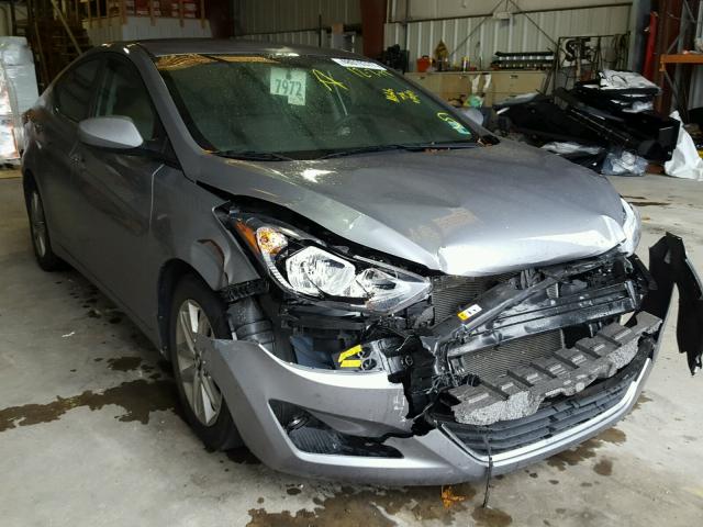 KMHDH4AE2FU414695 - 2015 HYUNDAI ELANTRA SE GRAY photo 1