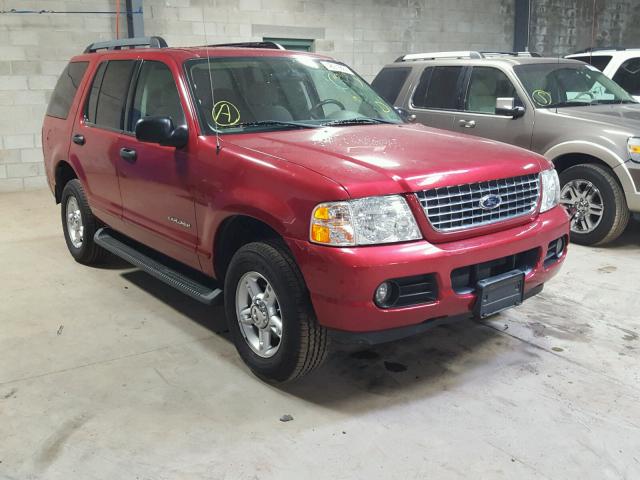 1FMZU73E65ZA09036 - 2005 FORD EXPLORER X MAROON photo 1