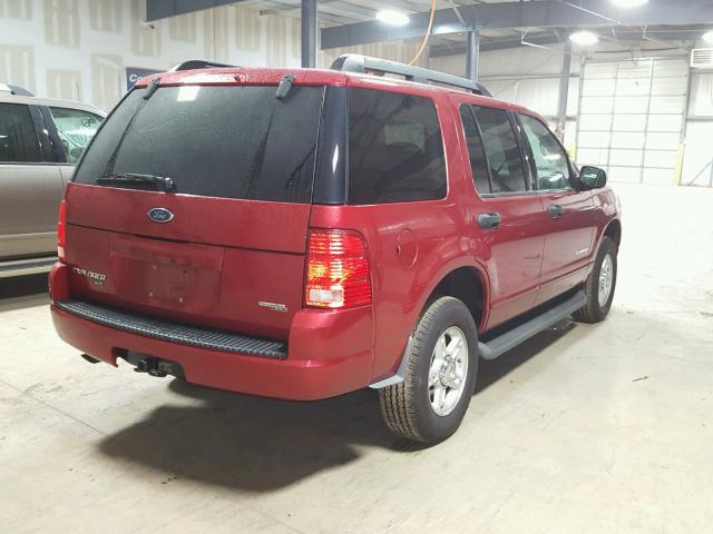 1FMZU73E65ZA09036 - 2005 FORD EXPLORER X MAROON photo 4