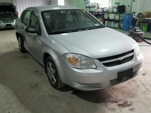 1G1AK55F367616325 - 2006 CHEVROLET COBALT LS SILVER photo 1