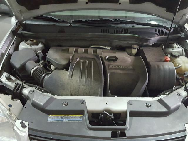 1G1AK55F367616325 - 2006 CHEVROLET COBALT LS SILVER photo 7