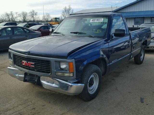 1GTDC14Z9RZ552841 - 1994 GMC SIERRA C15 BLUE photo 2