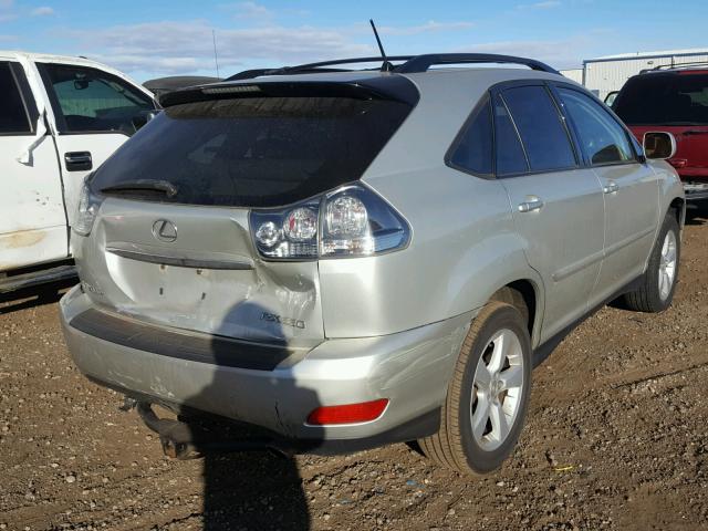 JTJHA31U940056797 - 2004 LEXUS RX 330 SILVER photo 4