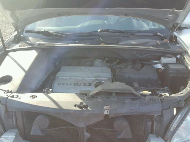 JTJHA31U940056797 - 2004 LEXUS RX 330 SILVER photo 7