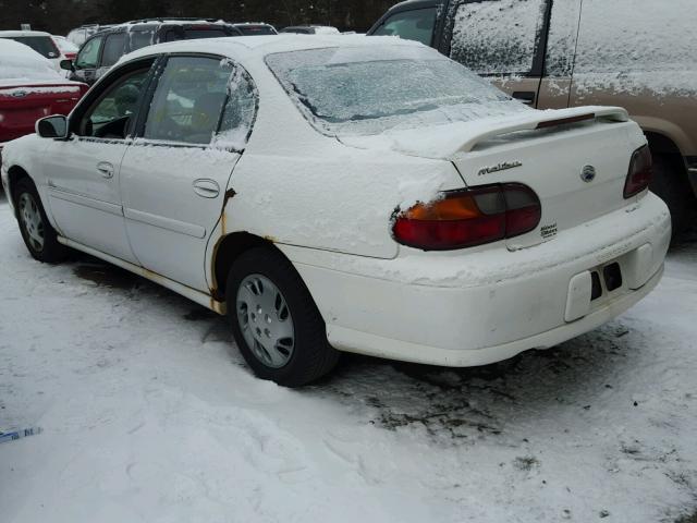 1G1ND52M2X6276235 - 1999 CHEVROLET MALIBU თეთრი ფოტო 3