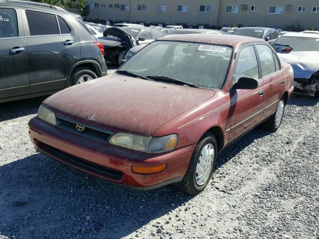 2T1AE09B6RC060202 - 1994 TOYOTA COROLLA LE RED photo 2