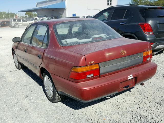 2T1AE09B6RC060202 - 1994 TOYOTA COROLLA LE RED photo 3