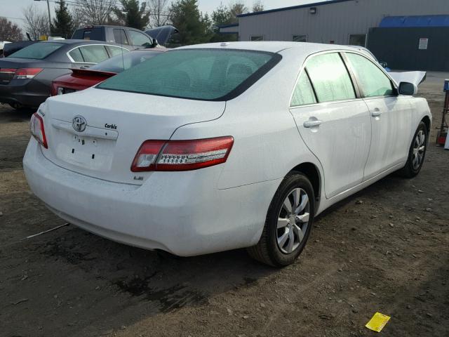 4T1BF3EK3BU644523 - 2011 TOYOTA CAMRY BASE WHITE photo 4