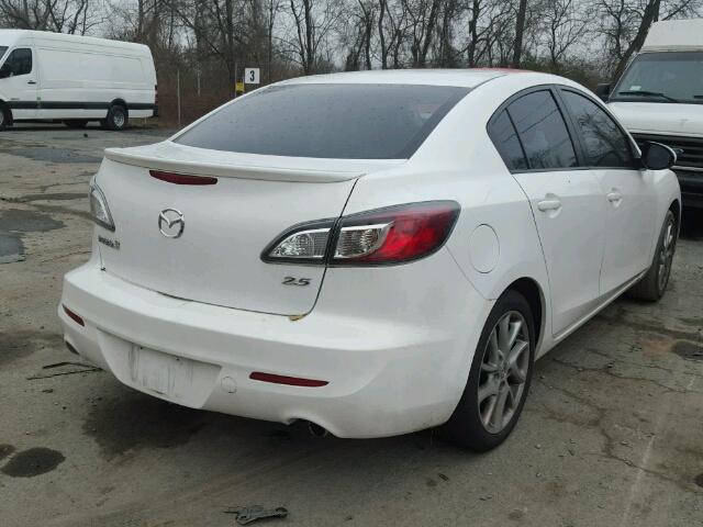 JM1BL1V6XC1501379 - 2012 MAZDA 3 S WHITE photo 4