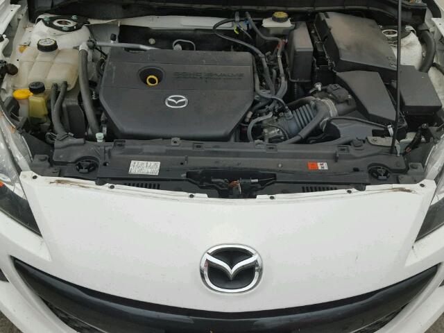 JM1BL1V6XC1501379 - 2012 MAZDA 3 S WHITE photo 7