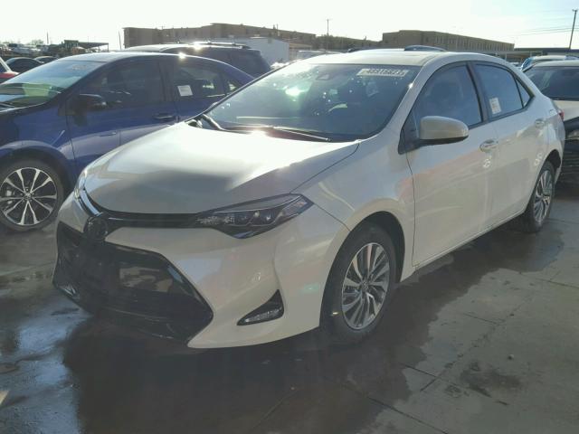 5YFBURHE4HP660089 - 2017 TOYOTA COROLLA L WHITE photo 2