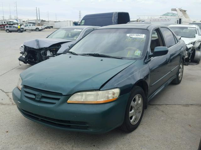 1HGCG56662A054385 - 2002 HONDA ACCORD EX GREEN photo 2