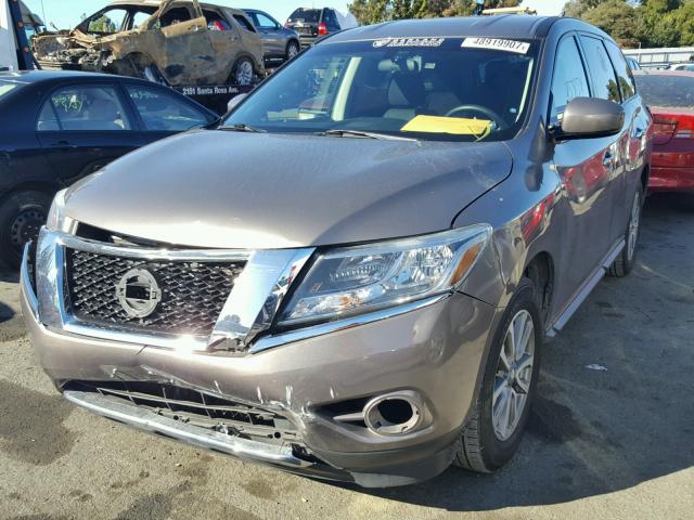 5N1AR2MMXDC657178 - 2013 NISSAN PATHFINDER GRAY photo 2