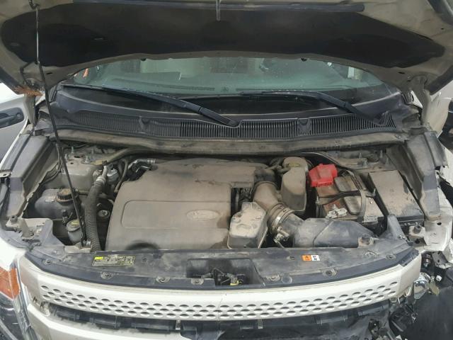 1FMHK8F80BGA24278 - 2011 FORD EXPLORER L BEIGE photo 7