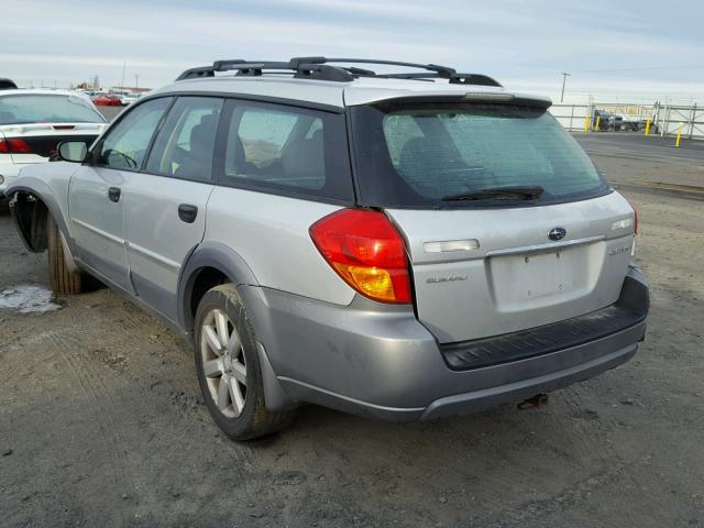 4S4BP61C067342544 - 2006 SUBARU LEGACY OUT SILVER photo 3