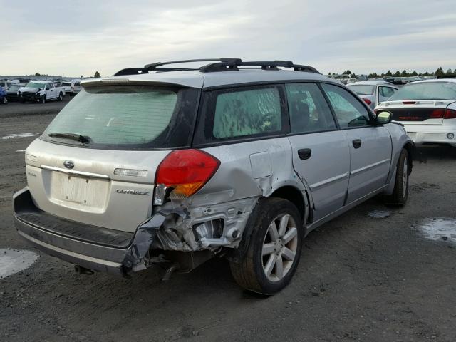 4S4BP61C067342544 - 2006 SUBARU LEGACY OUT SILVER photo 4