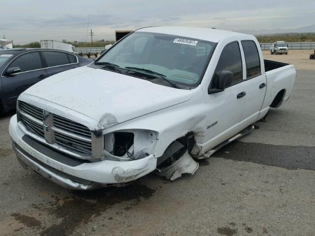 1D7HA18N98S558649 - 2008 DODGE RAM 1500 S WHITE photo 2