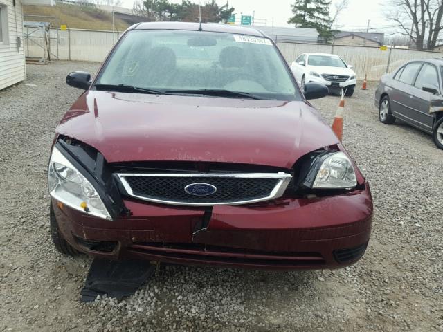 1FAFP34N17W104278 - 2007 FORD FOCUS ZX4 RED photo 9