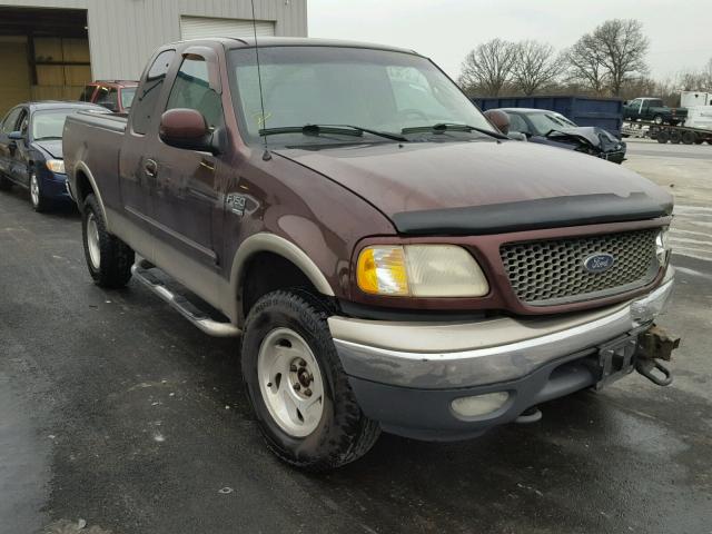 1FTRX18L11NA31916 - 2001 FORD F150 MAROON photo 1