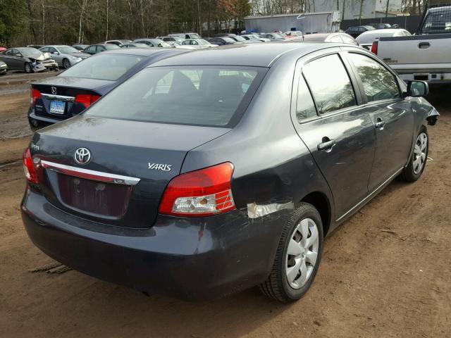 JTDBT923781235013 - 2008 TOYOTA YARIS GRAY photo 4