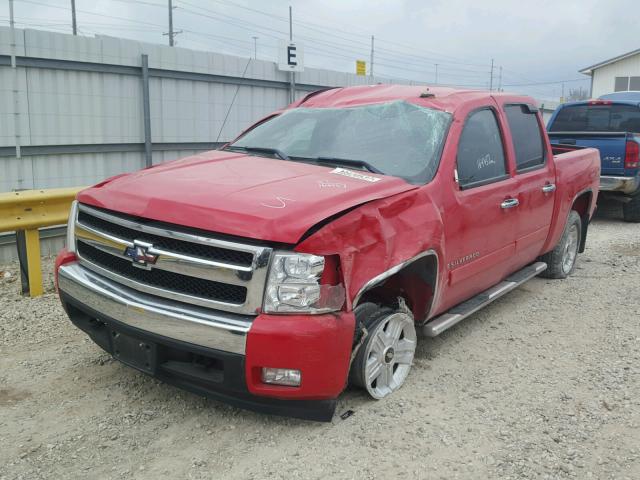 3GCEK13397G549732 - 2007 CHEVROLET SILVERADO RED photo 2