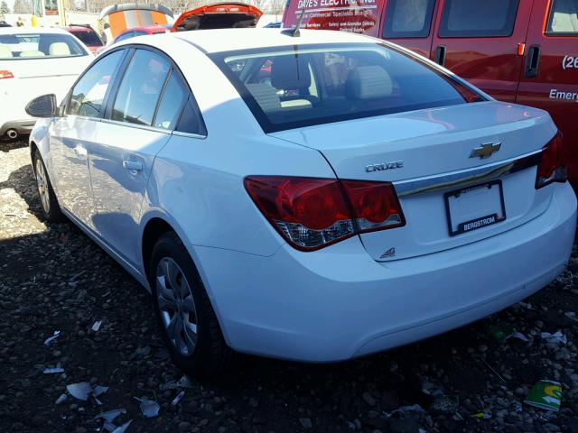 1G1PC5SH3C7406932 - 2012 CHEVROLET CRUZE LS WHITE photo 3