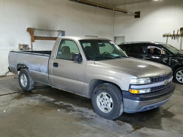 1GCEC14V9YZ221824 - 2000 CHEVROLET SILVERADO GRAY photo 1